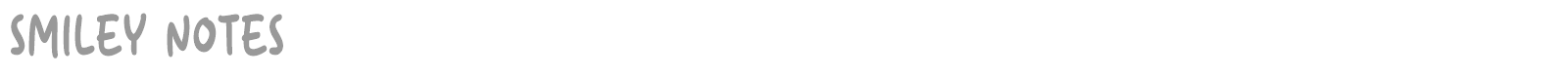 Smiley Notes font preview
